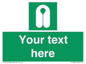 Custom sign safe condition Lifejacket